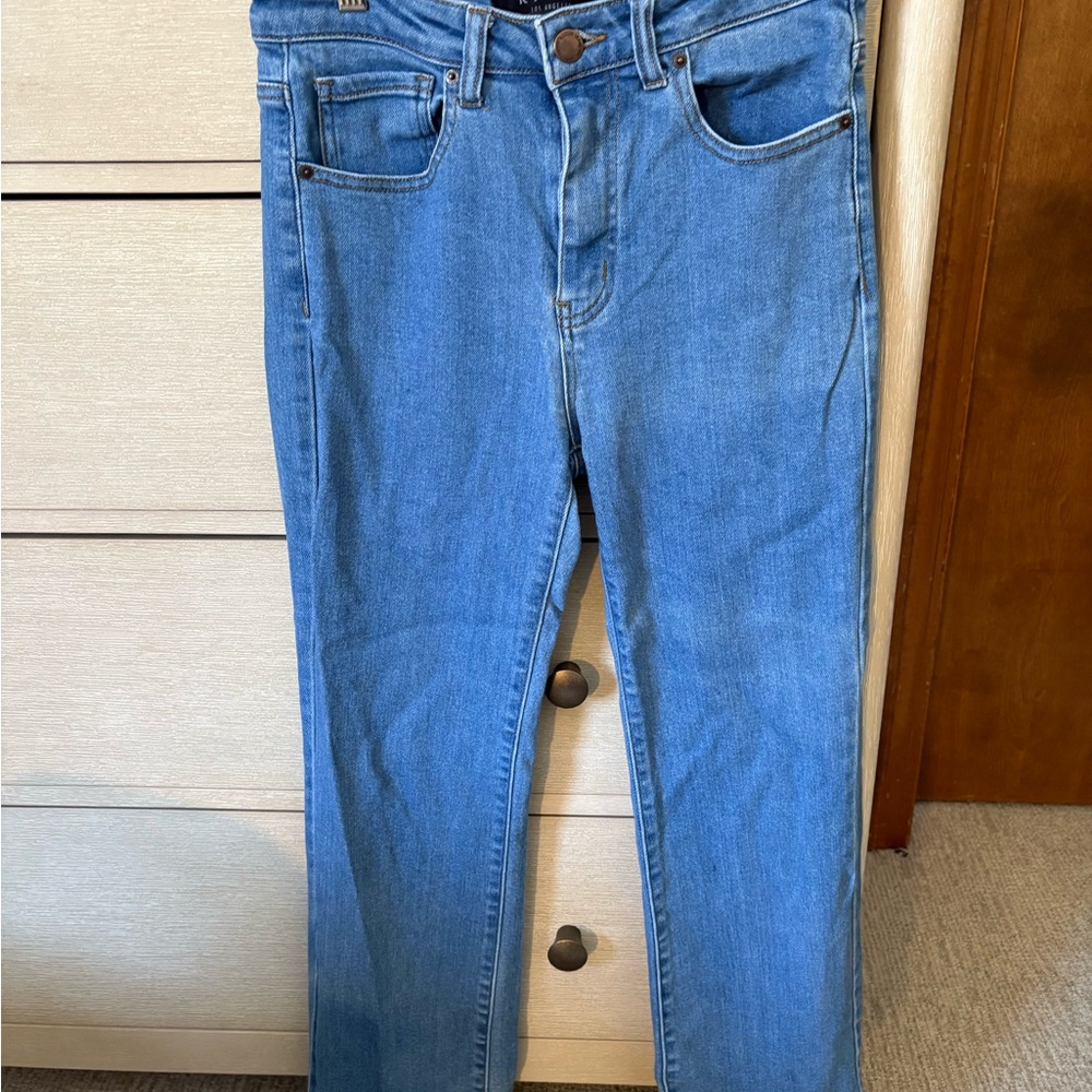 Stylish Blue Ankle Jeans for Women